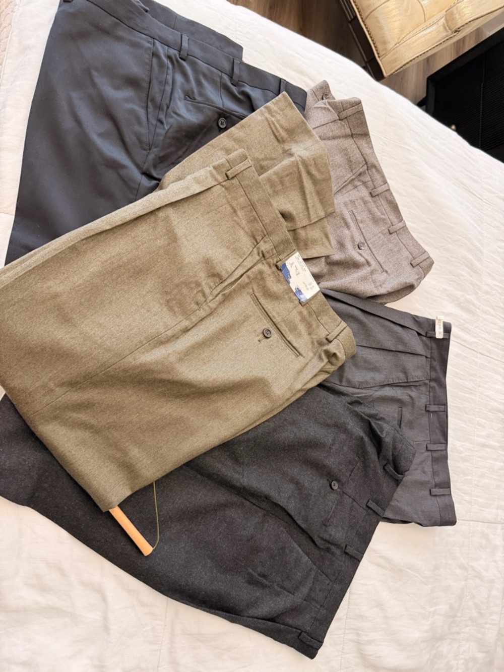 Hart Schaffner Marx Men's Dress Pants - Gray, Charcoal, Tan, Light Brown